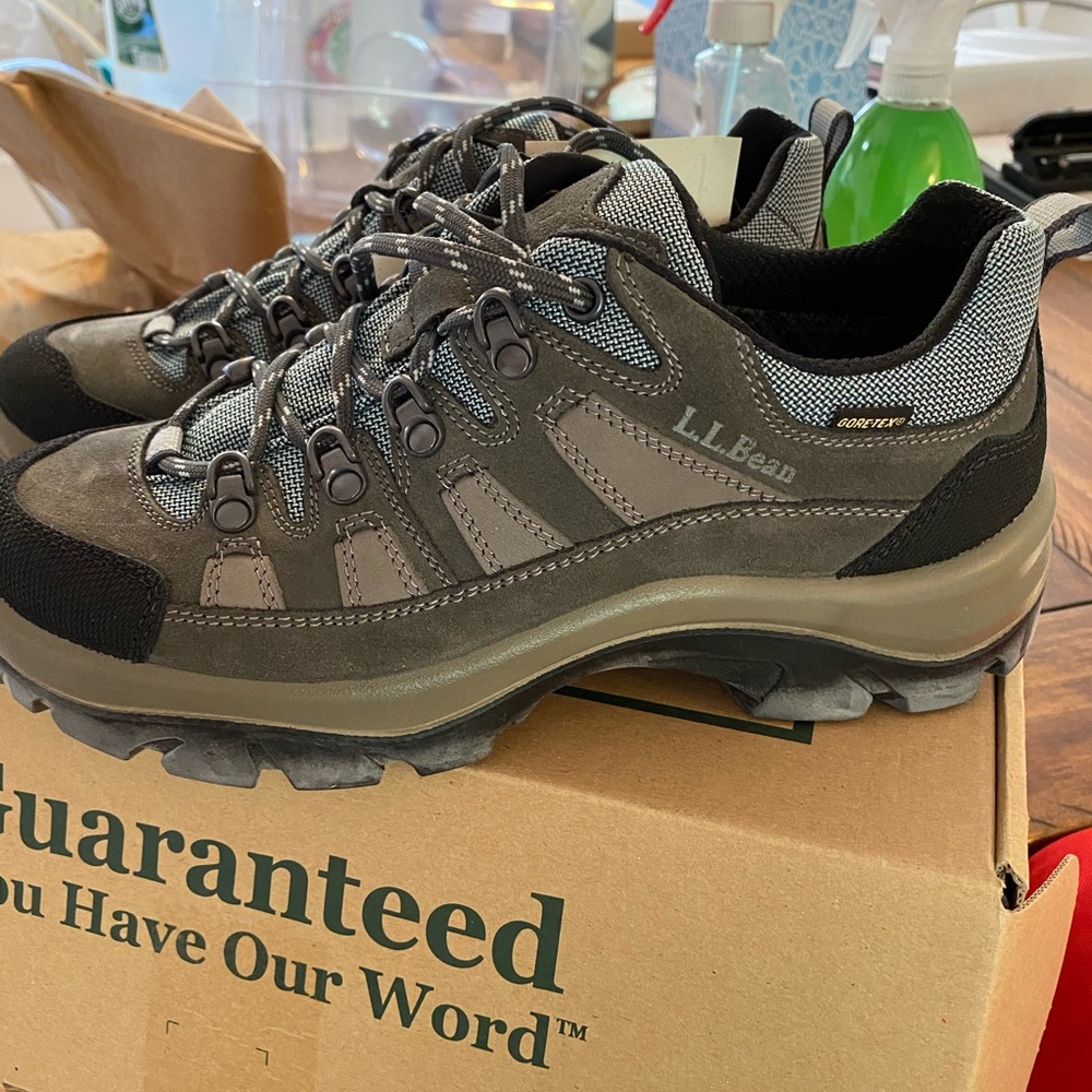 LLBean gortex mountain tread hiking sneakers